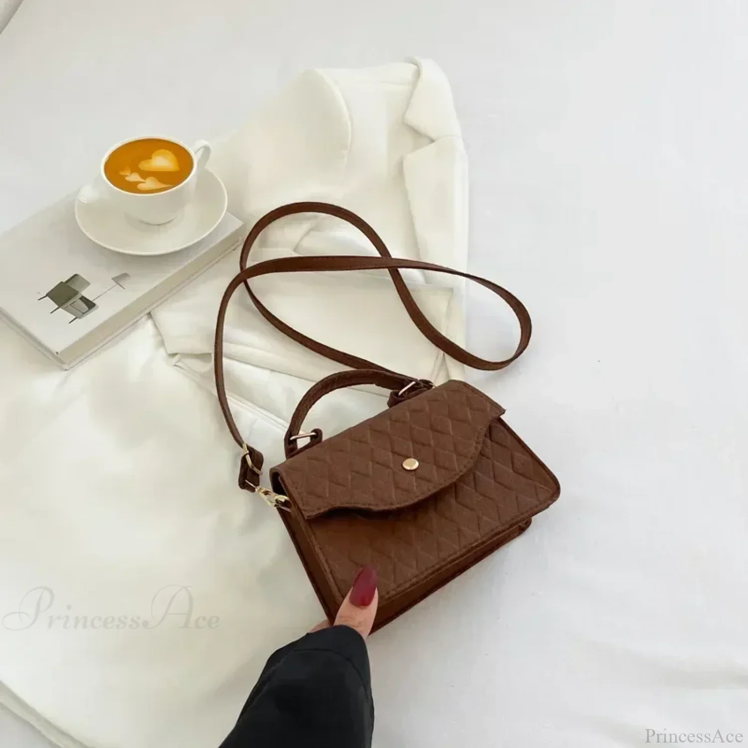 Blue Subaxillary Korean Fashion Shoulder Handbag - Image 11