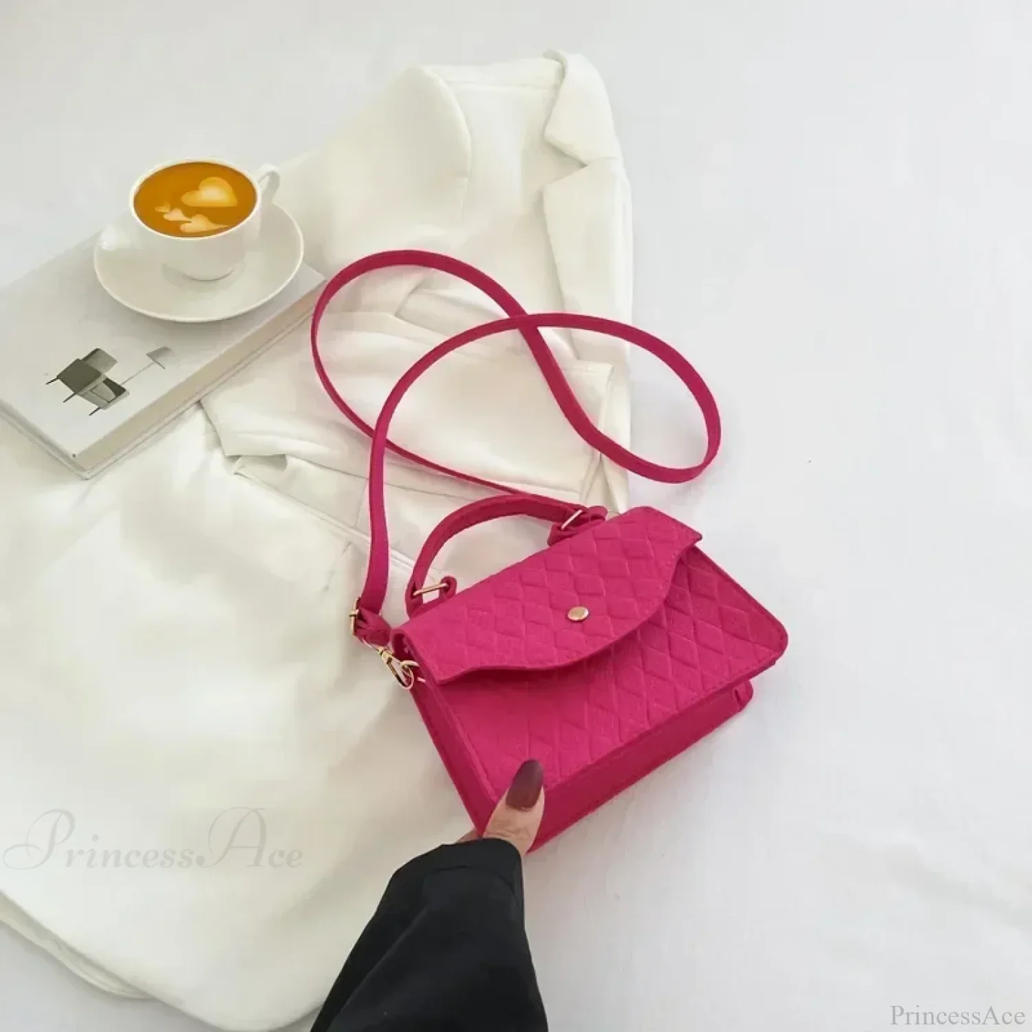Blue Subaxillary Korean Fashion Shoulder Handbag - Image 7