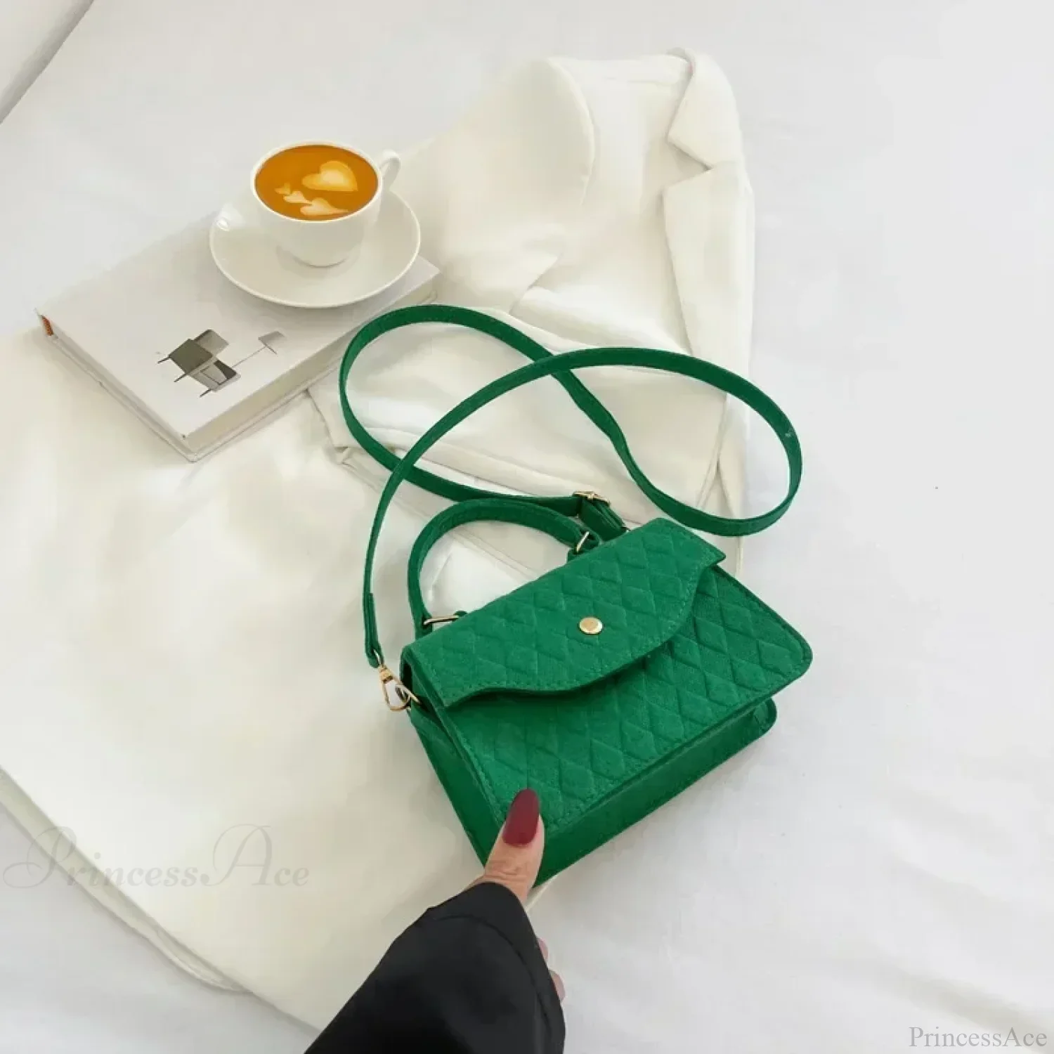 Blue Subaxillary Korean Fashion Shoulder Handbag - Image 9