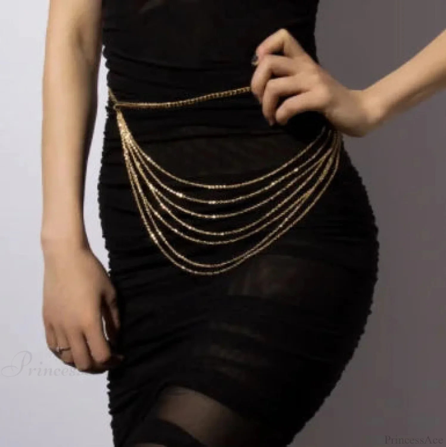 Bohemian Mysterious Gilded Stomach Chain Belt - Image 6