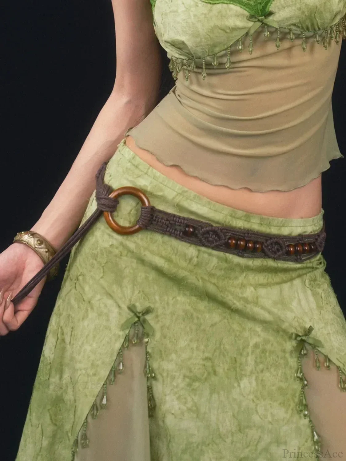 Bohemian Mysterious Handcrafted Beads Plaited Belt - Image 6