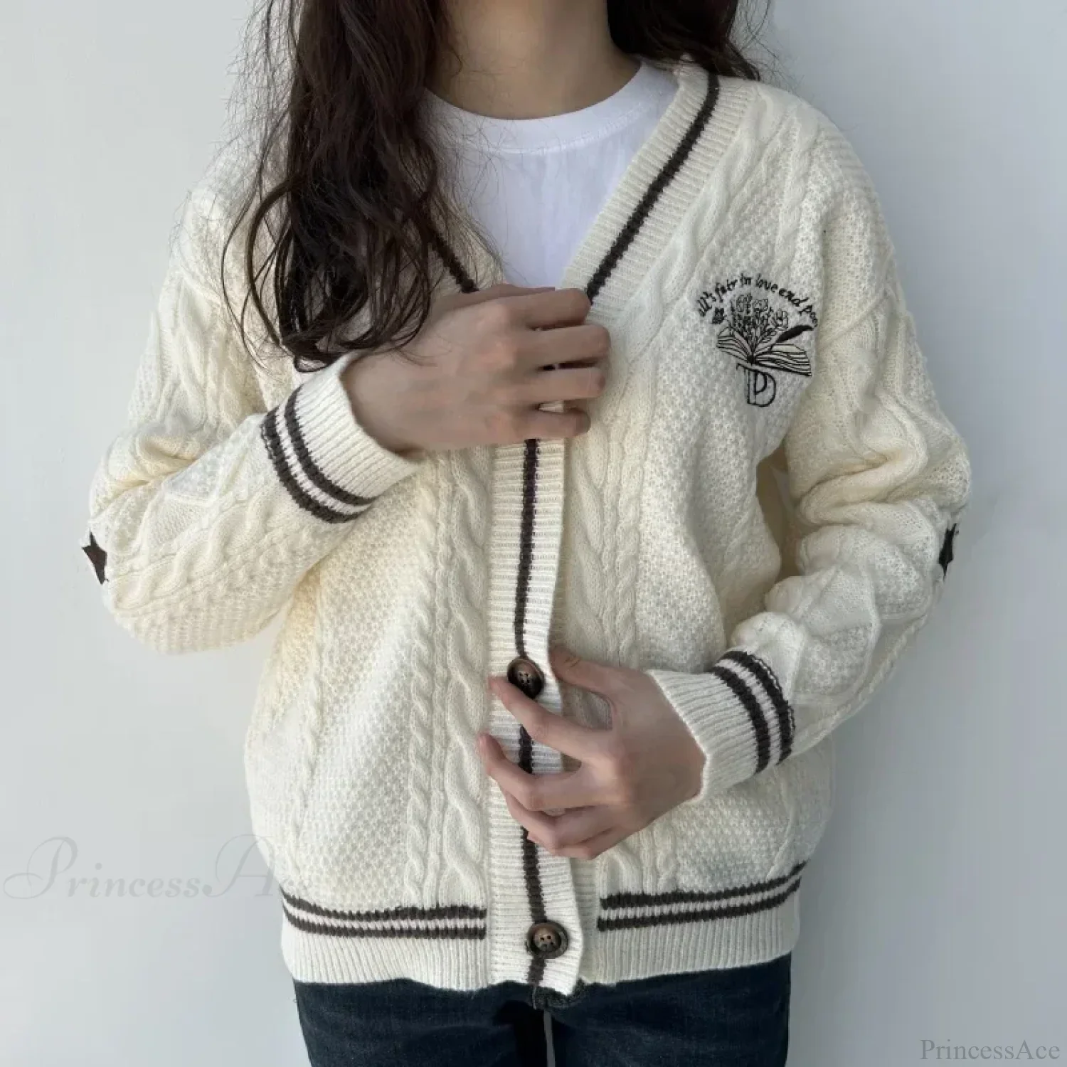 Book TTPD Embroidered V-neck Cardigan - Image 2
