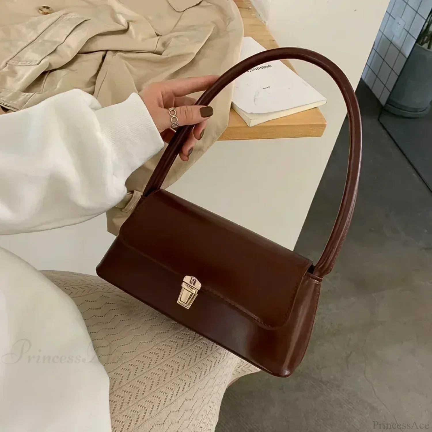 Bow Underarm Shoulder Bag for Women - Image 3