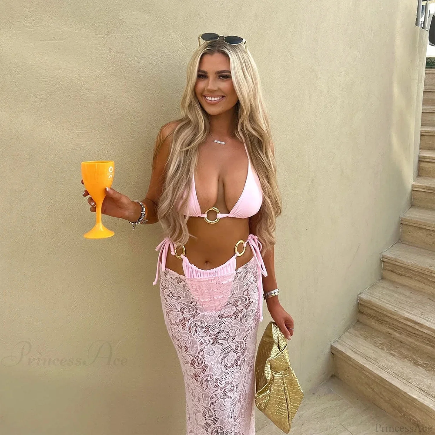 Brazil Long Dress Three Piece Swimsuit - Image 4