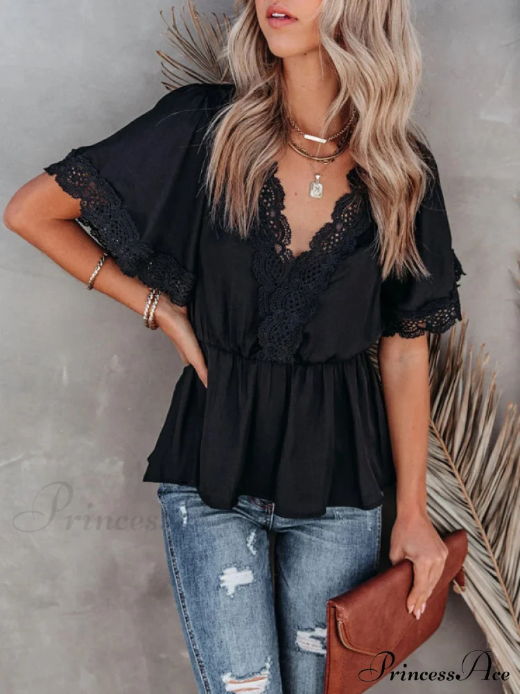 Brief Lace Arm Panel for Top Women - Image 11