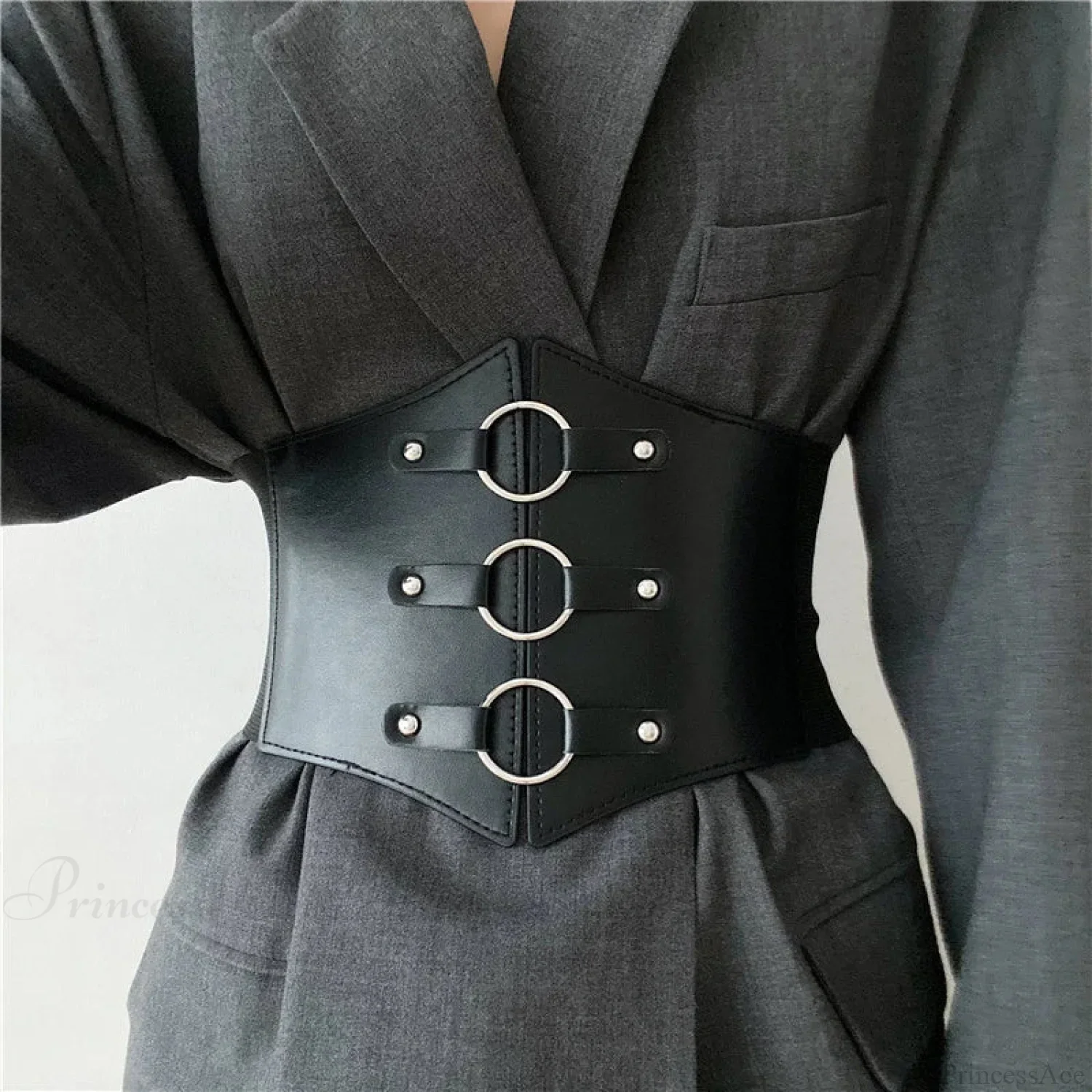 Broad Elastic Gothic Corset Strap