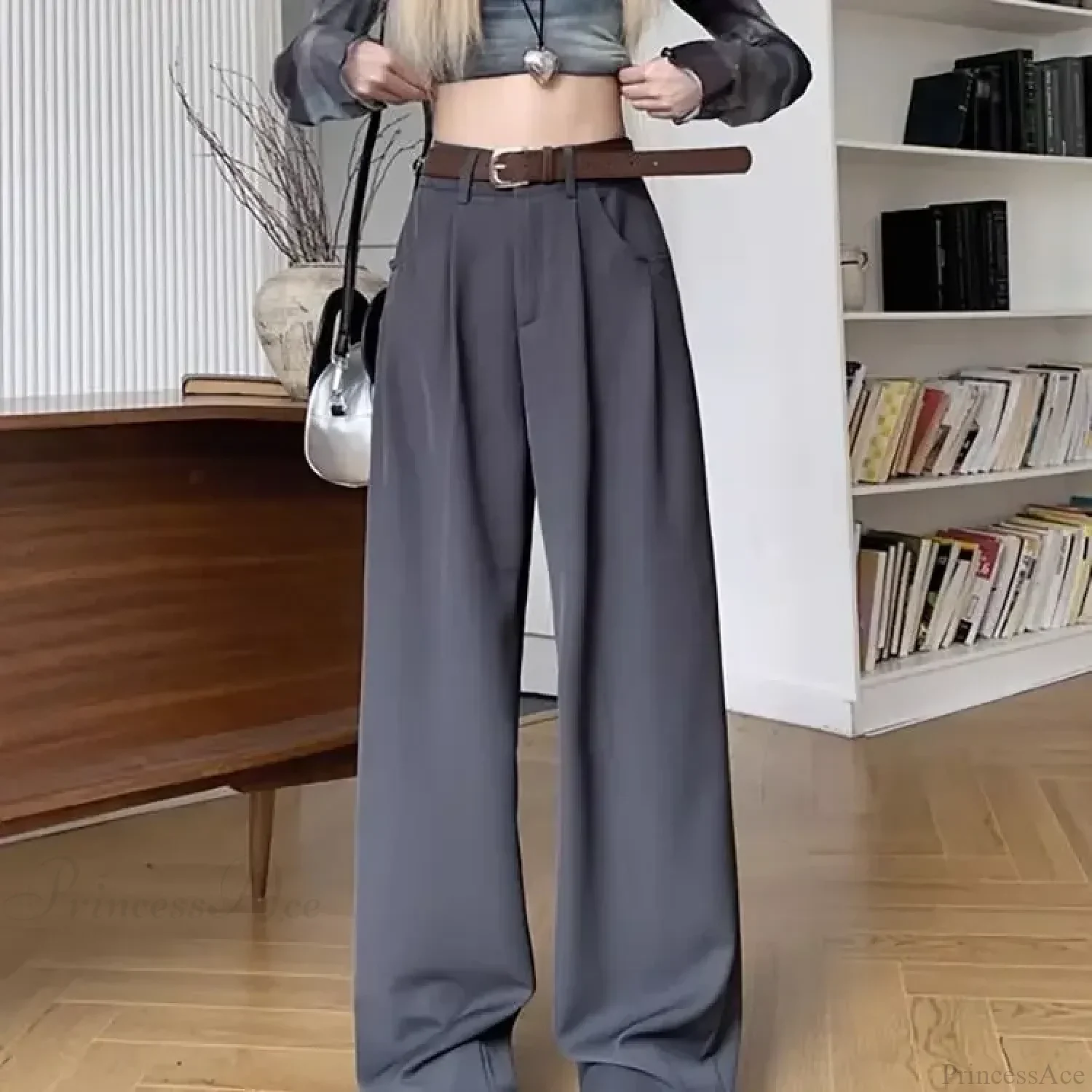 Brown Suit Baggy Office Pants - Image 7