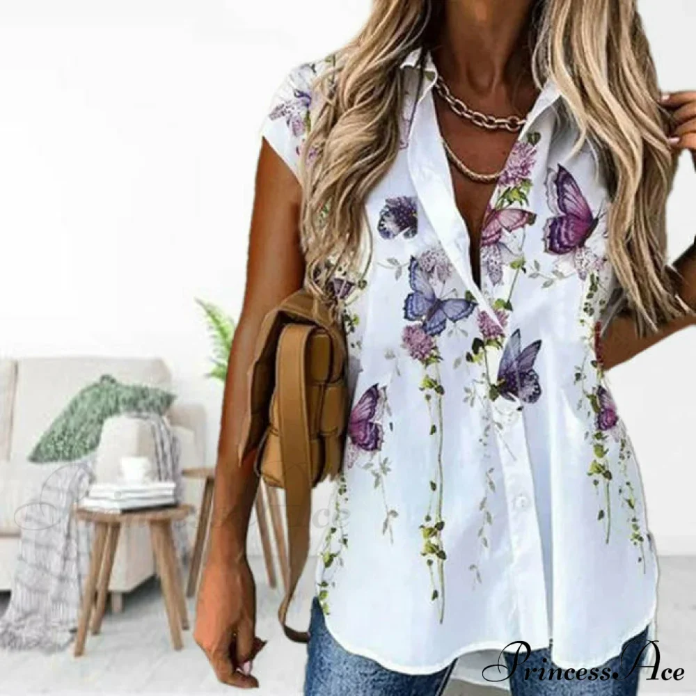 Butterfly Design Blouse
