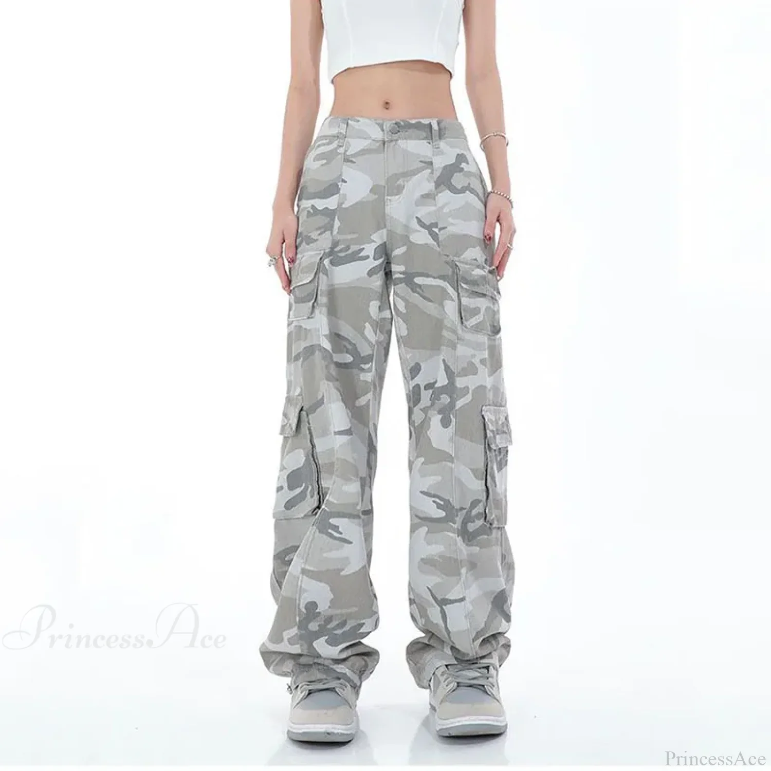 Camouflage Cargo Streetwear Pants - Image 2