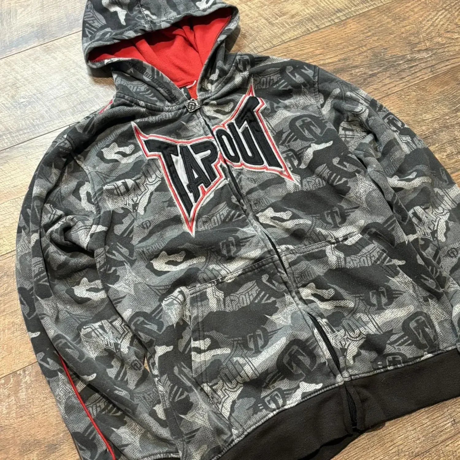 Camouflage Zipper Hoodie - Image 2