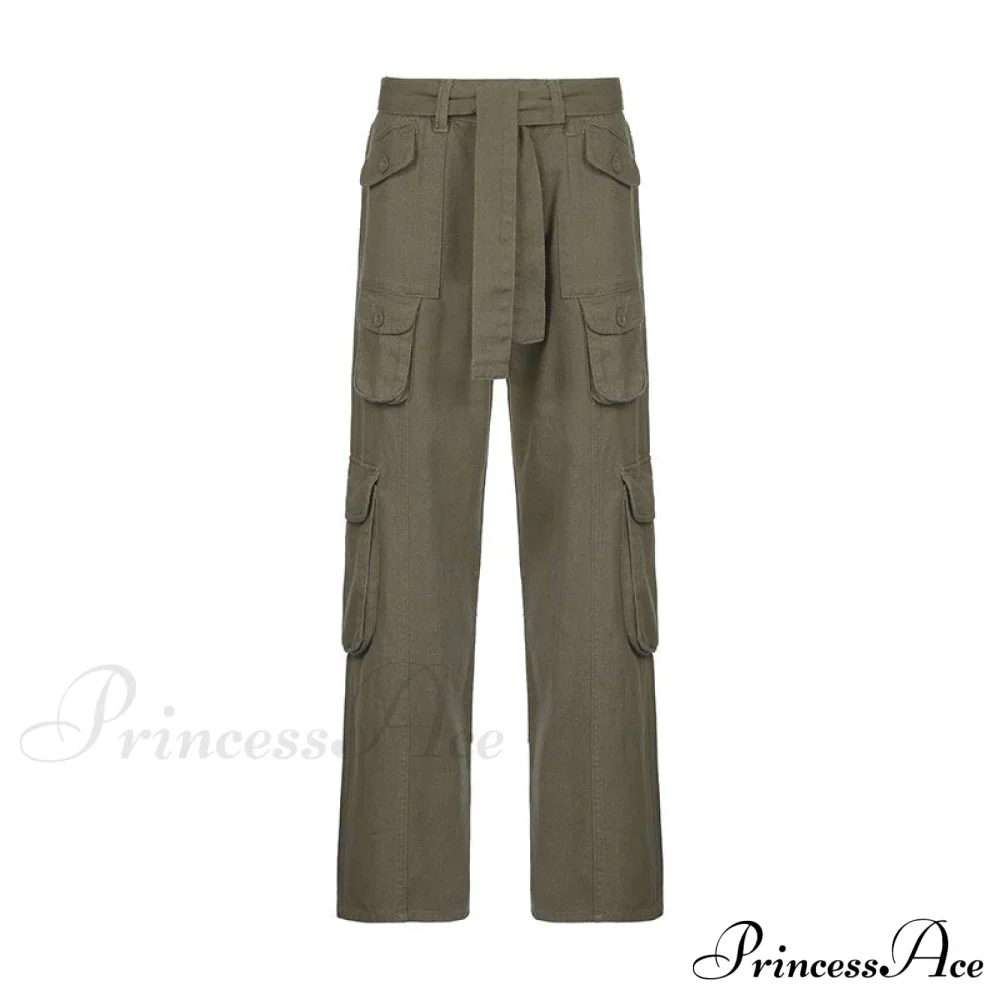 Cargo Streetwear Mom Pants Baggy Low Leg Waist 90s Denim Vintage Wide Jeans Trousers Trendy Korean Grunge Hippie Outfits - Image 11