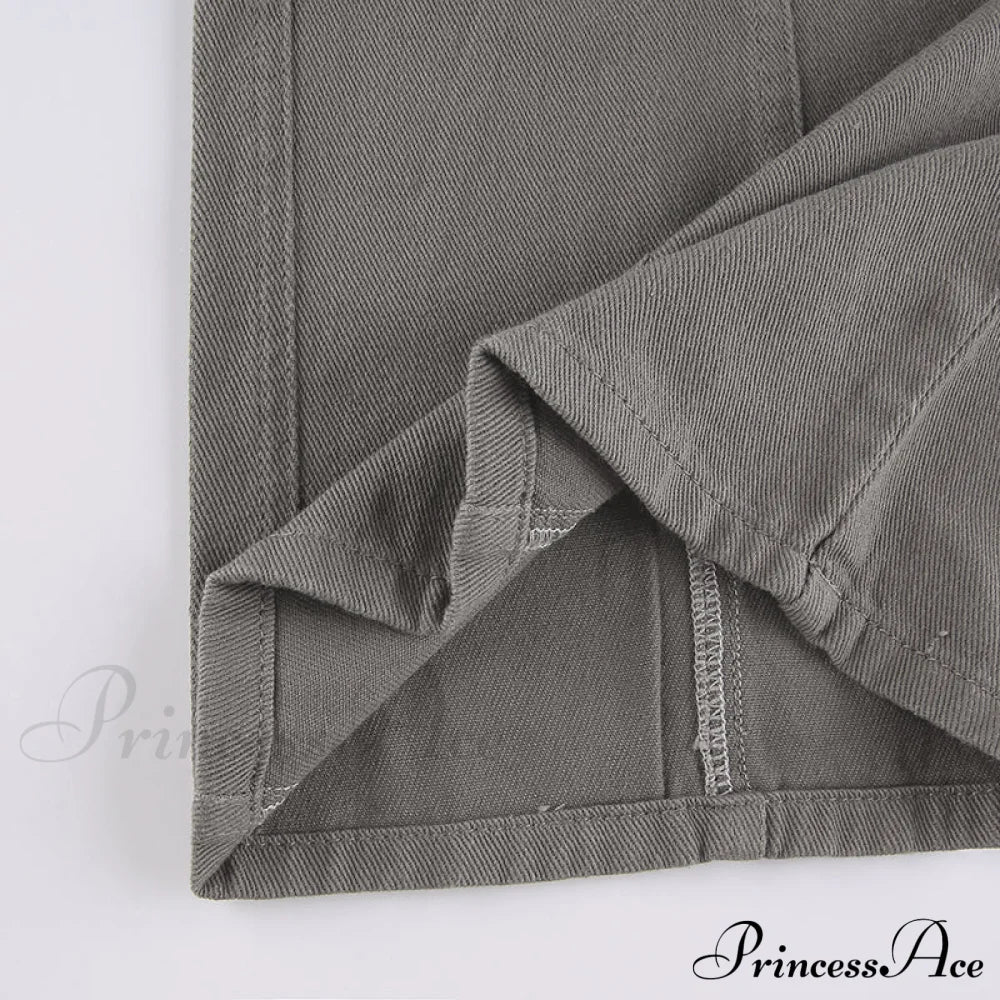 Cargo Streetwear Mom Pants Baggy Low Leg Waist 90s Denim Vintage Wide Jeans Trousers Trendy Korean Grunge Hippie Outfits - Image 19