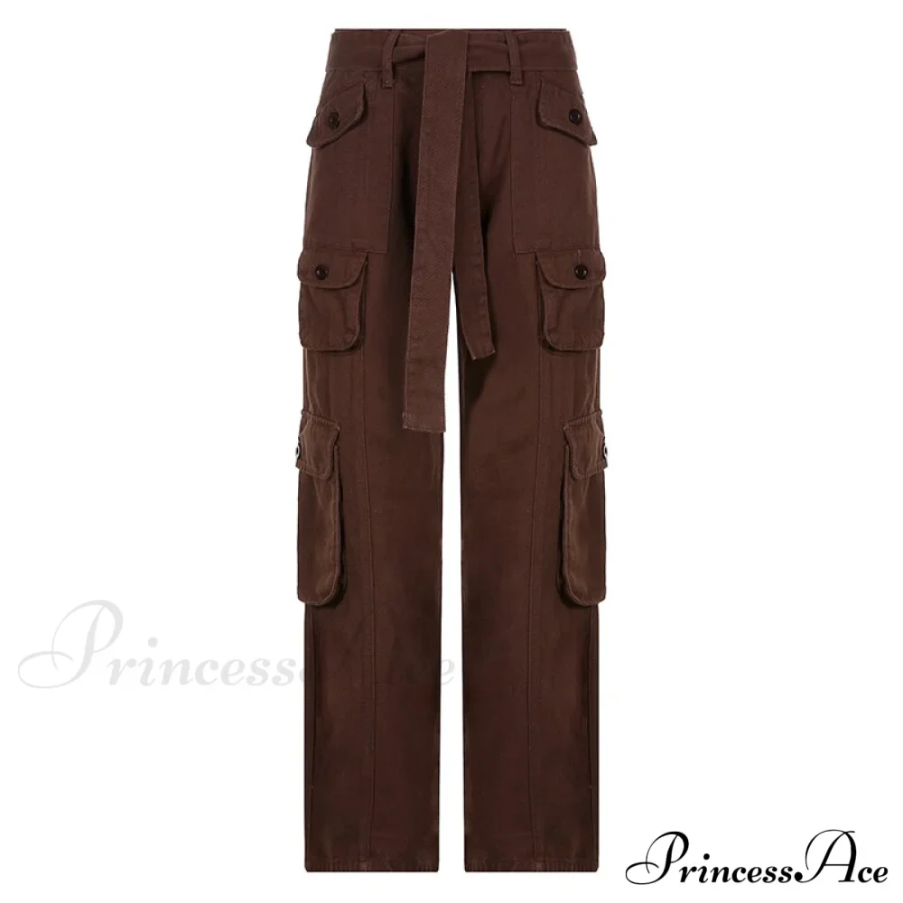 Cargo Streetwear Mom Pants Baggy Low Leg Waist 90s Denim Vintage Wide Jeans Trousers Trendy Korean Grunge Hippie Outfits - Image 7