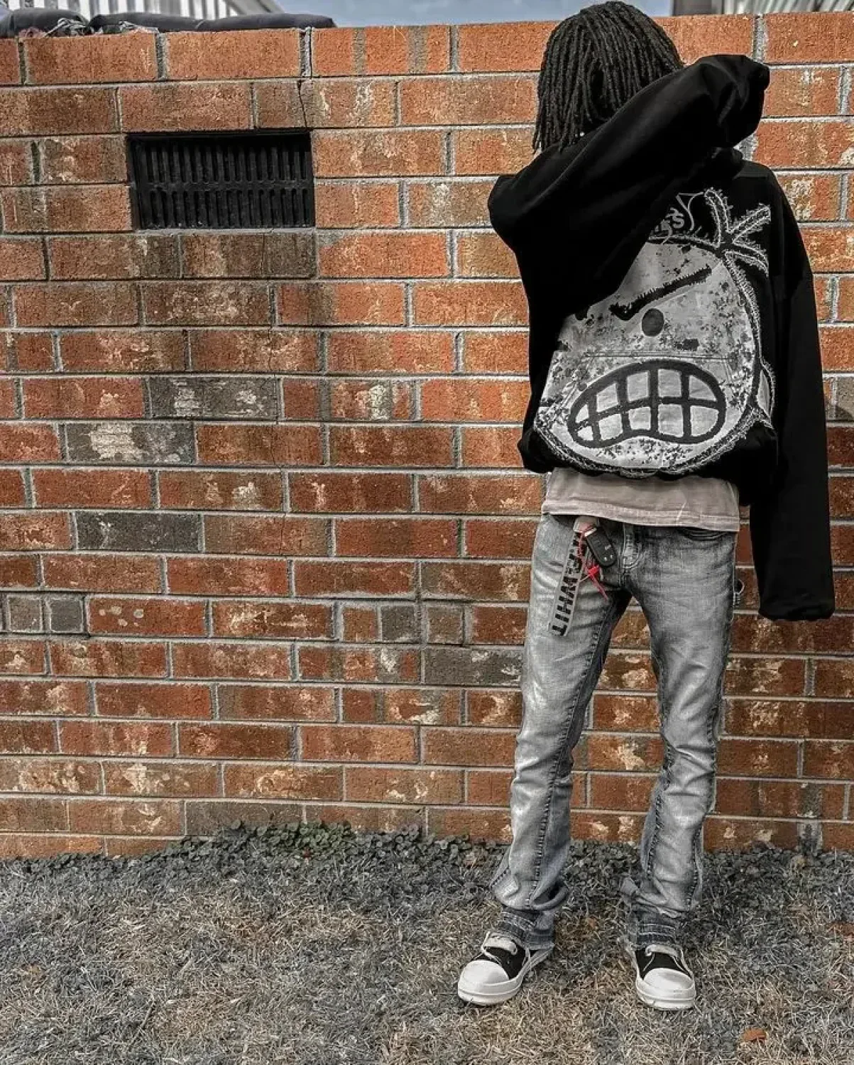 Cartoon Pattern Printed Hoodie - Image 4