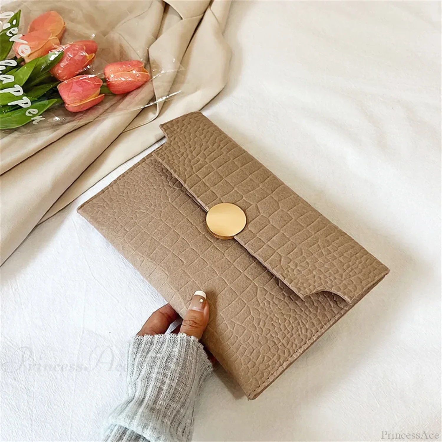 Casual Crocodile Pattern Business Clutch Wristlet - Image 6