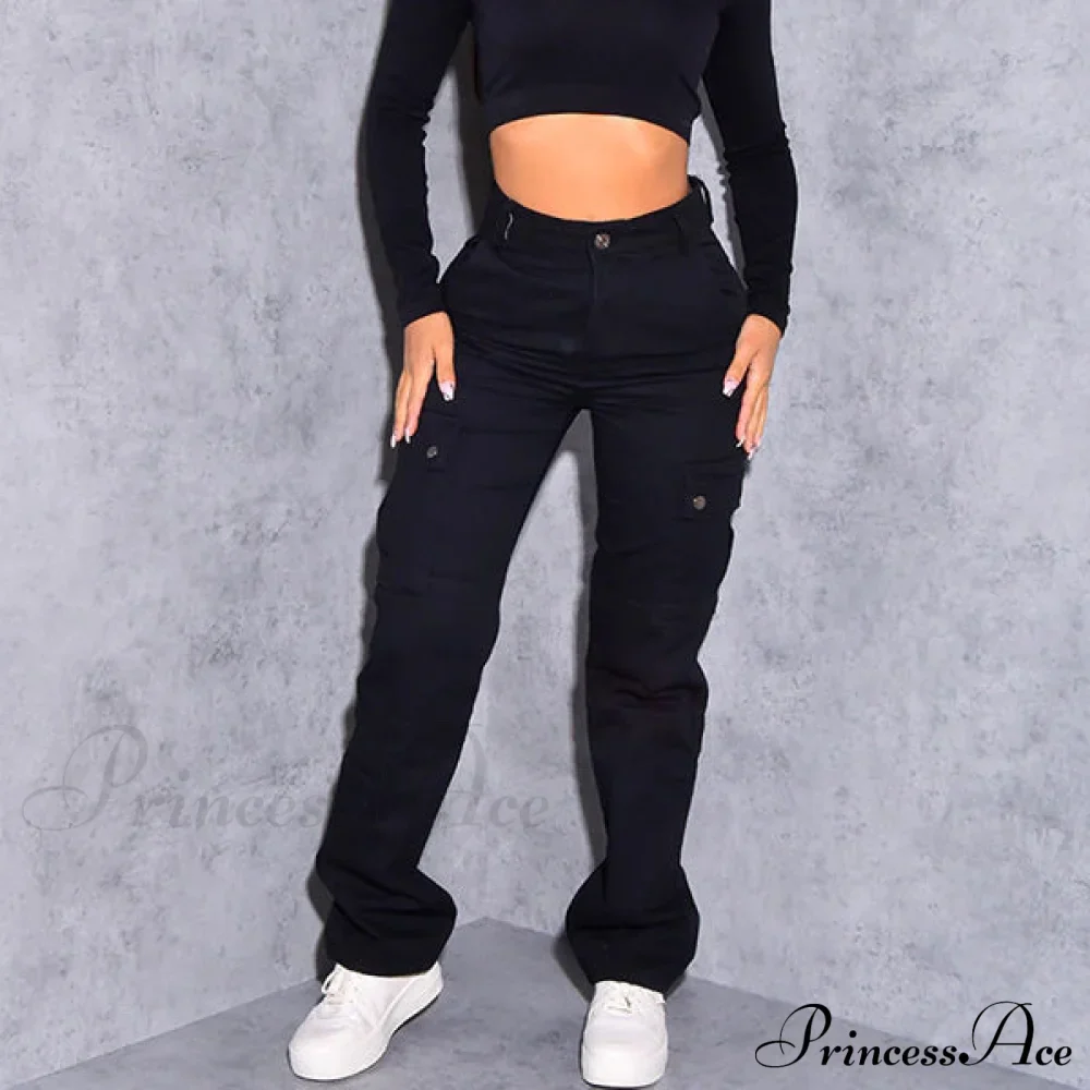 Slim Elastic High Waist Vintage Streetwear Jeans - Image 7