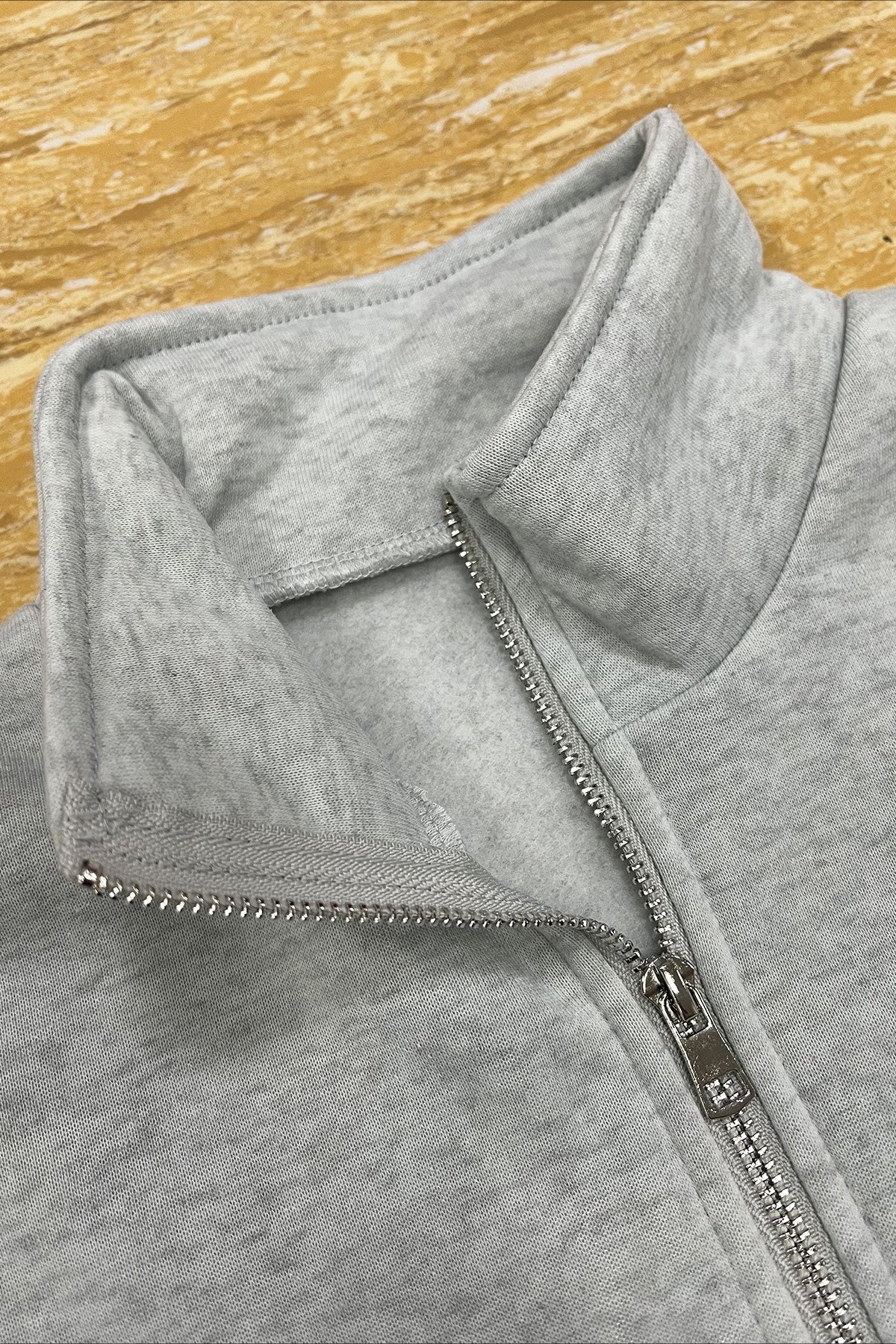 Casual Half Zip Pullover Sweatshirt - Image 3