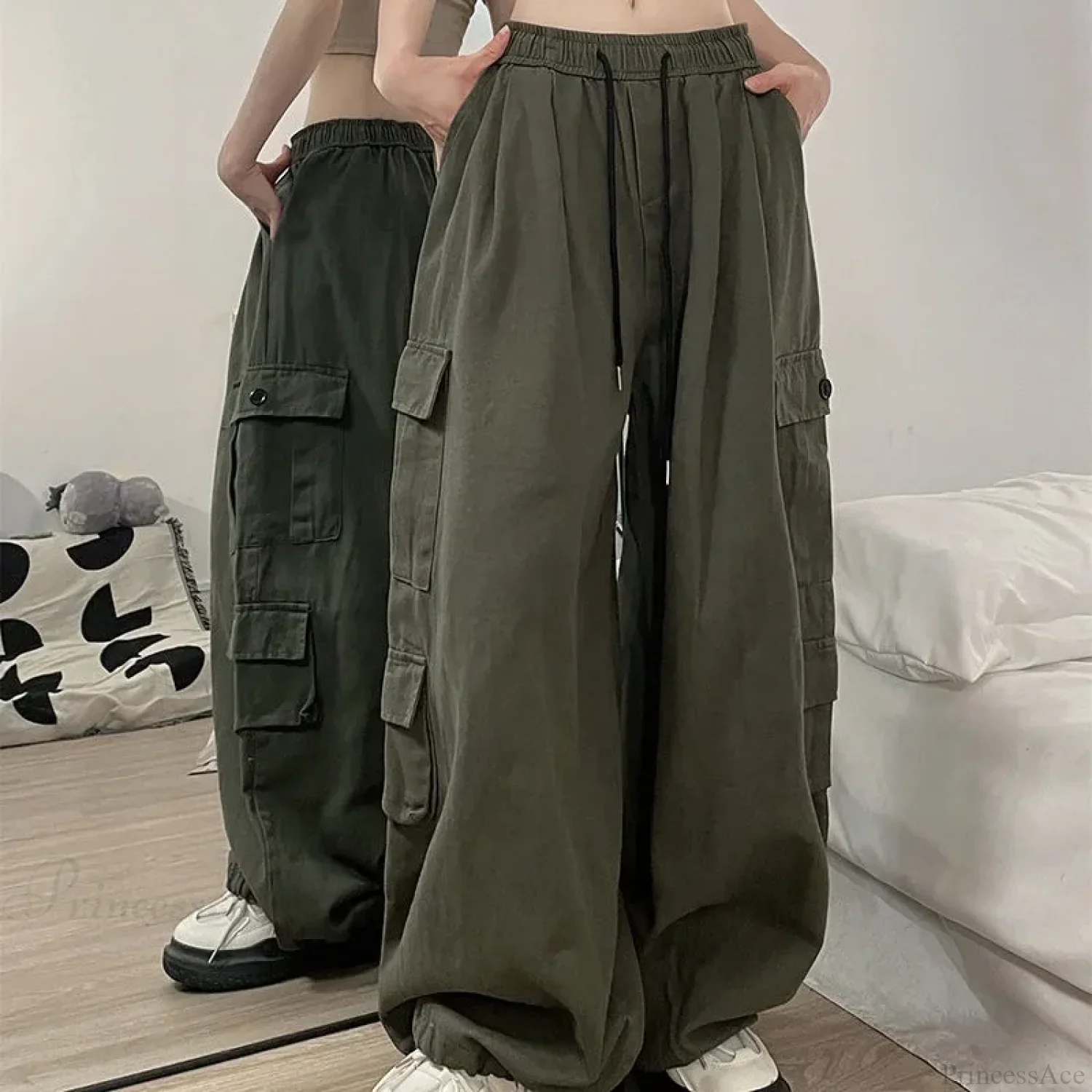 Casual Harajuku Y2K Cargo Pants - Image 2
