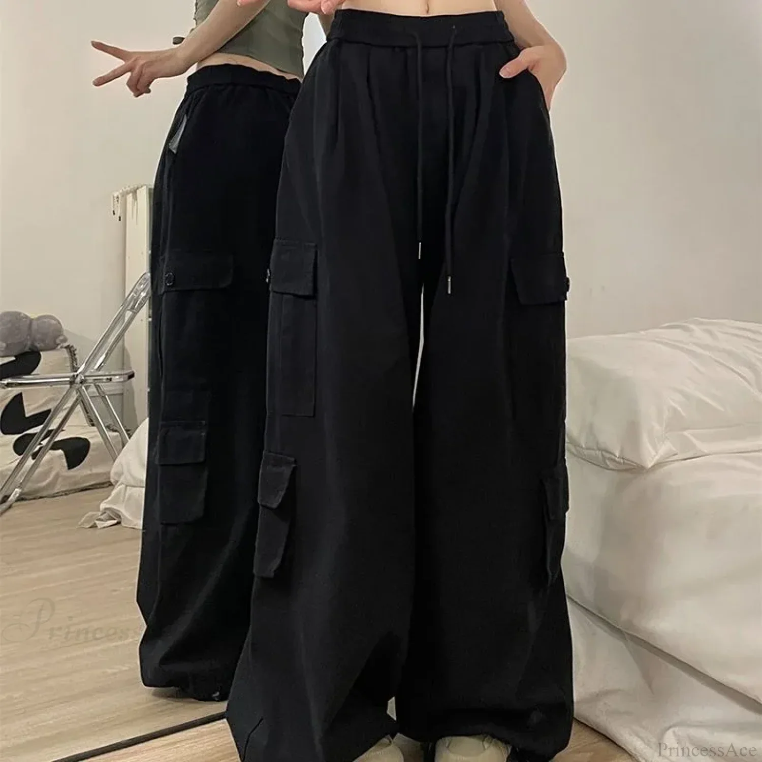 Casual Harajuku Y2K Cargo Pants - Image 3