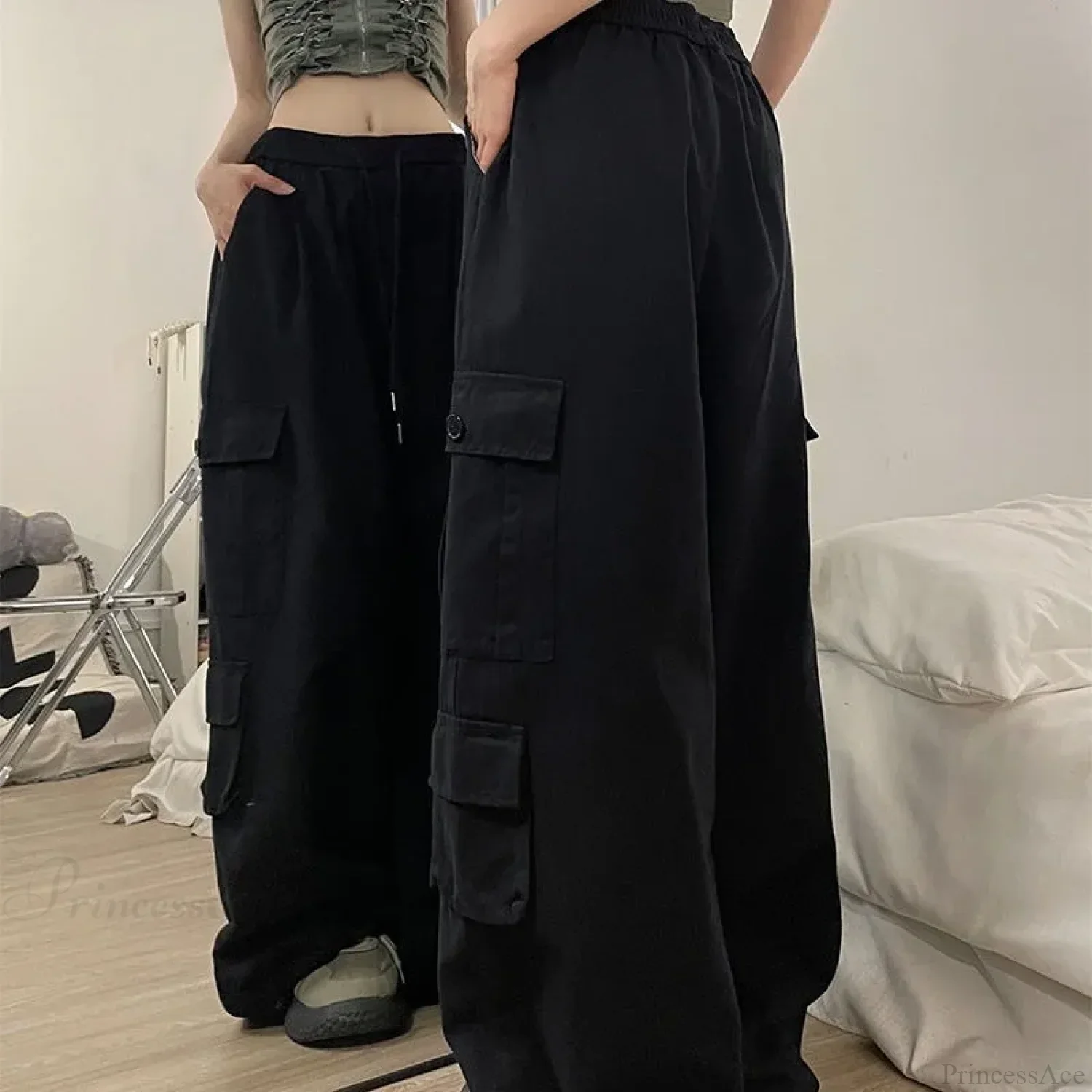 Casual Harajuku Y2K Cargo Pants - Image 4