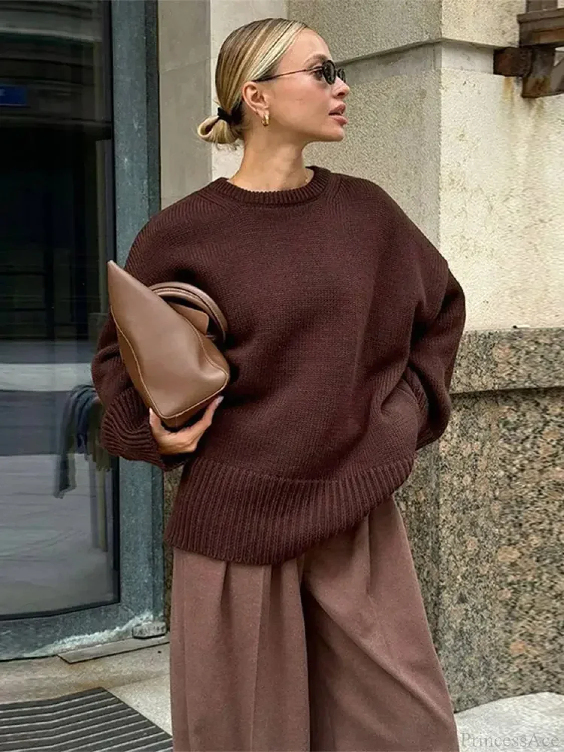 Casual Retro Long Sleeve Sweater - Image 4