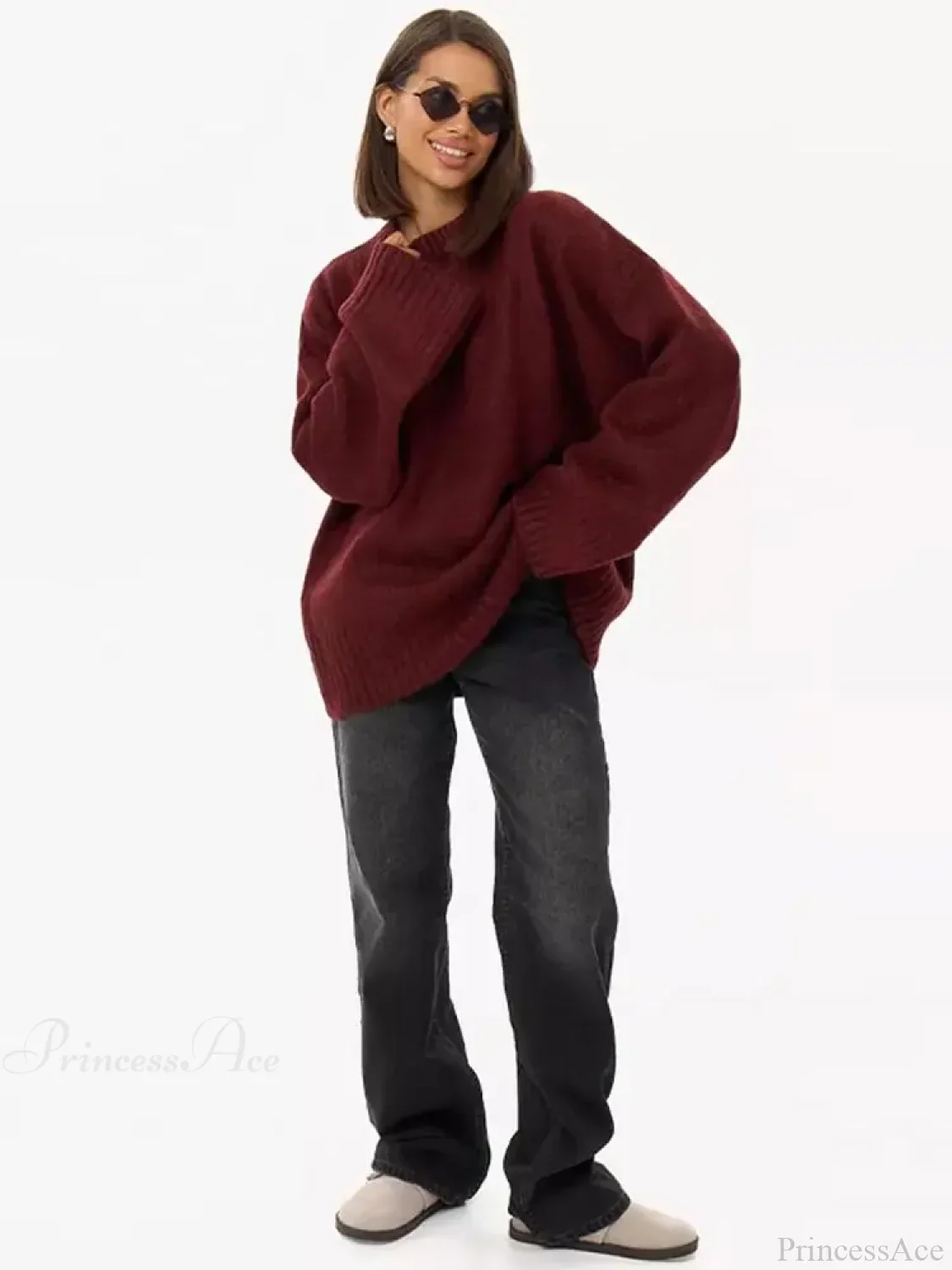 Casual Retro Long Sleeve Sweater - Image 6
