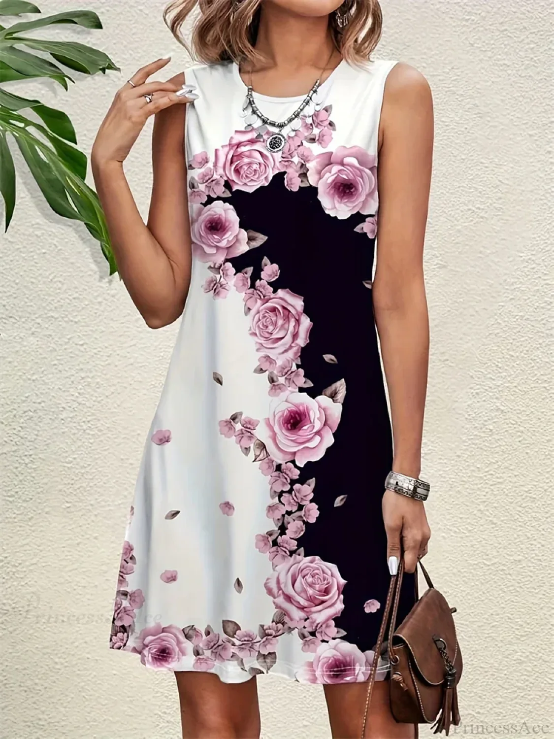 Casual Vintage Boho Floral Print Summer Bodycon Floral Dress - Image 9
