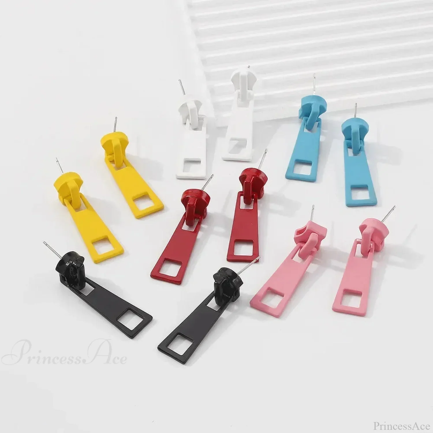 Characteristics Fastener Geometrical Rap Earring - Image 4