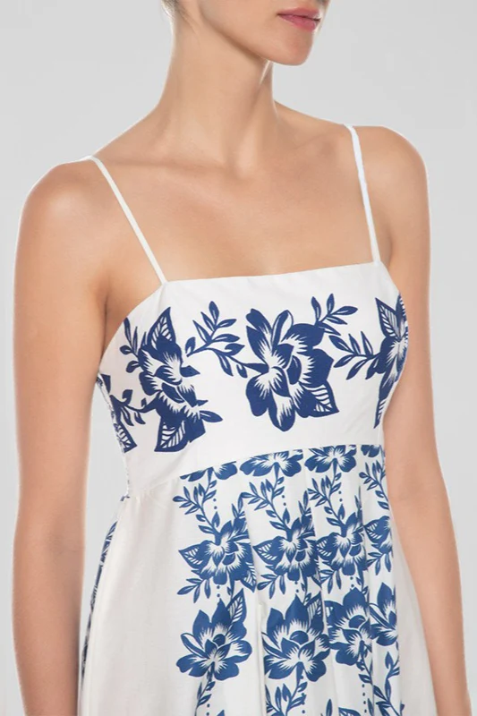 Chic Floral Print High-Waist  Maxi Dress - Image 2