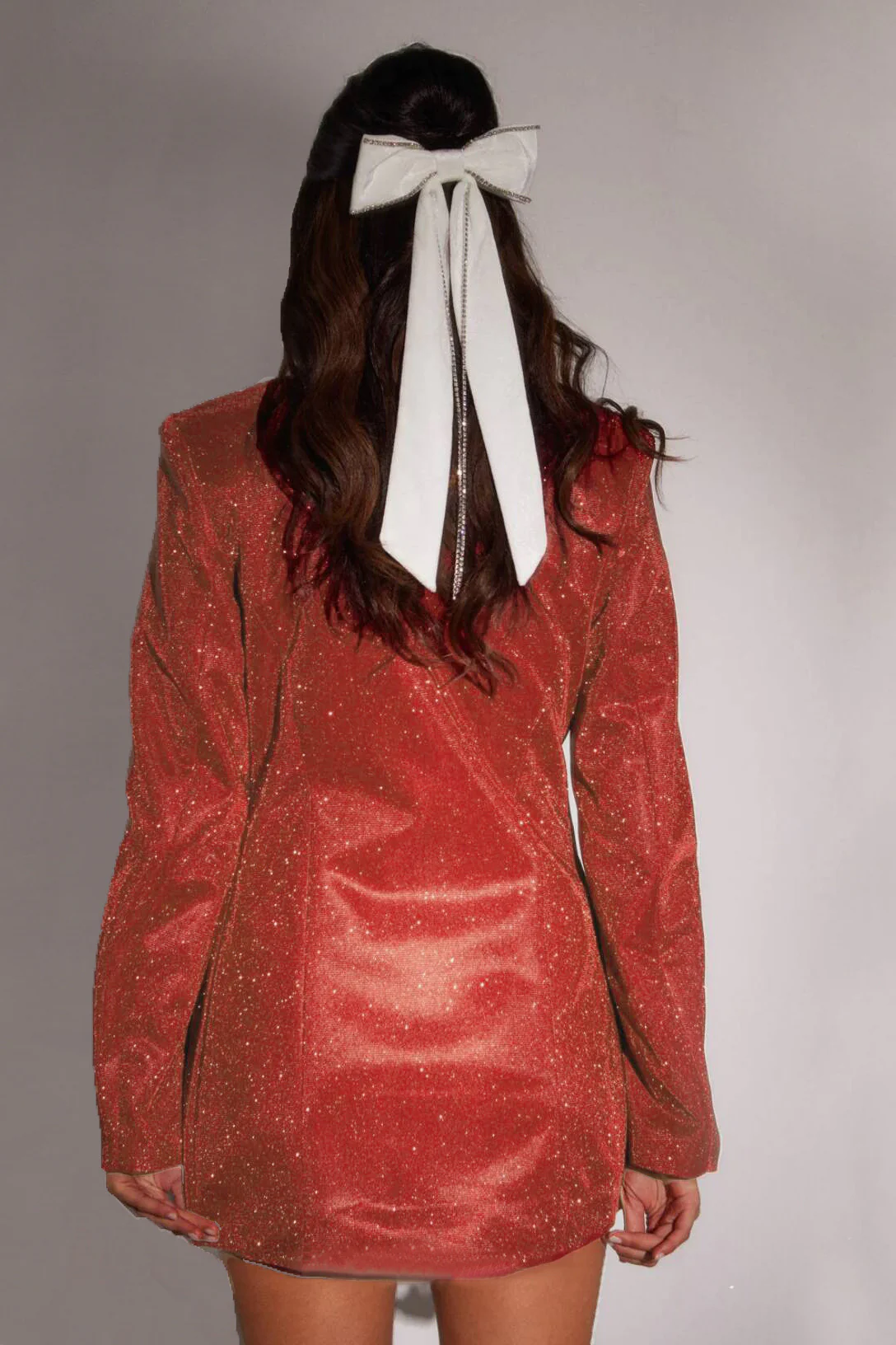 Chic Tailored Slim Fit Blazer Mini Dress - Image 3