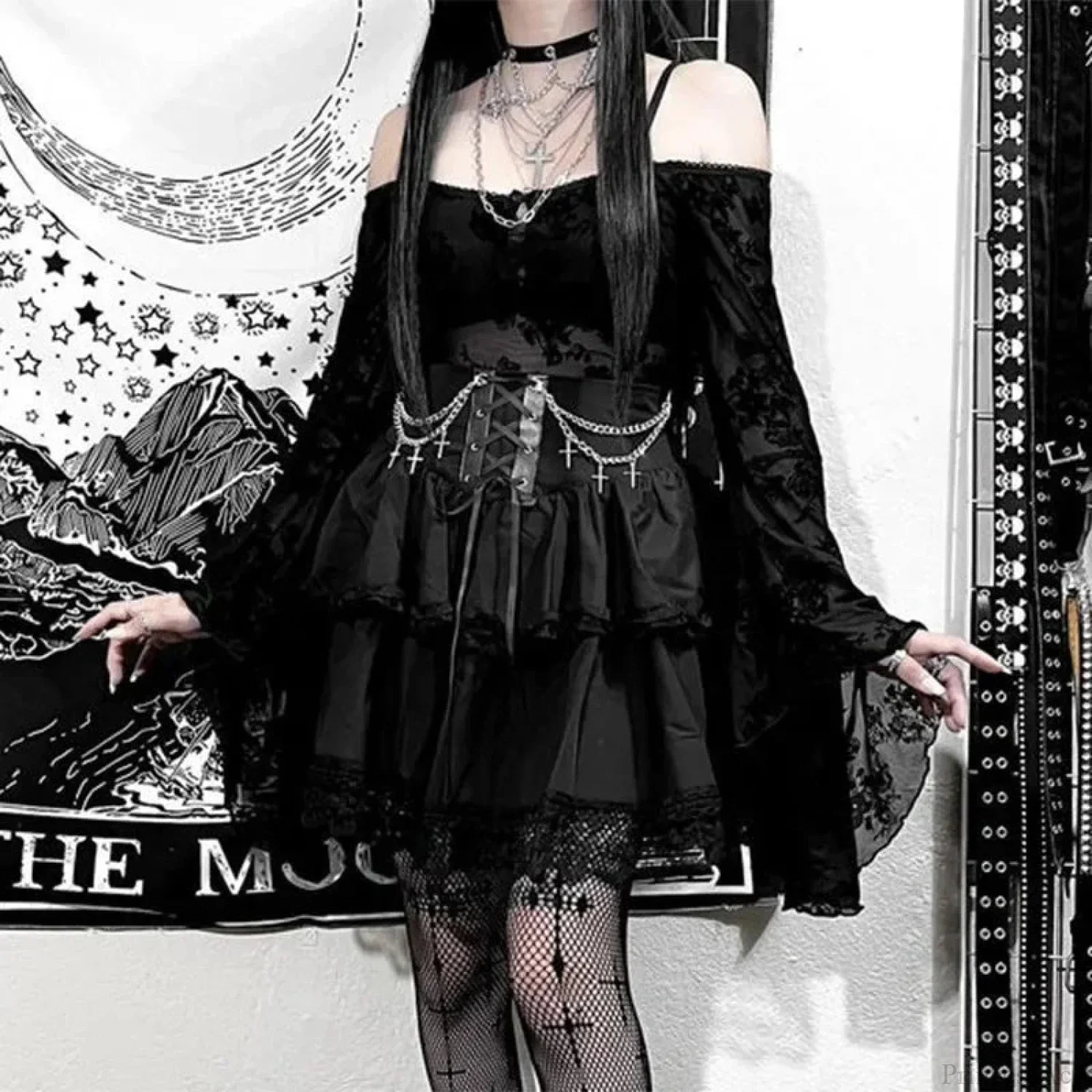 Cinch Frill Fairycore Skirt - Image 2