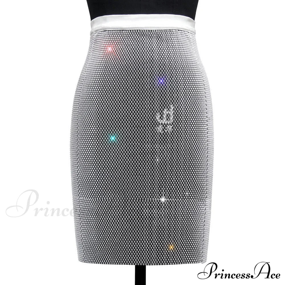 Halter Rhinestone Crop Tank Top - Image 12