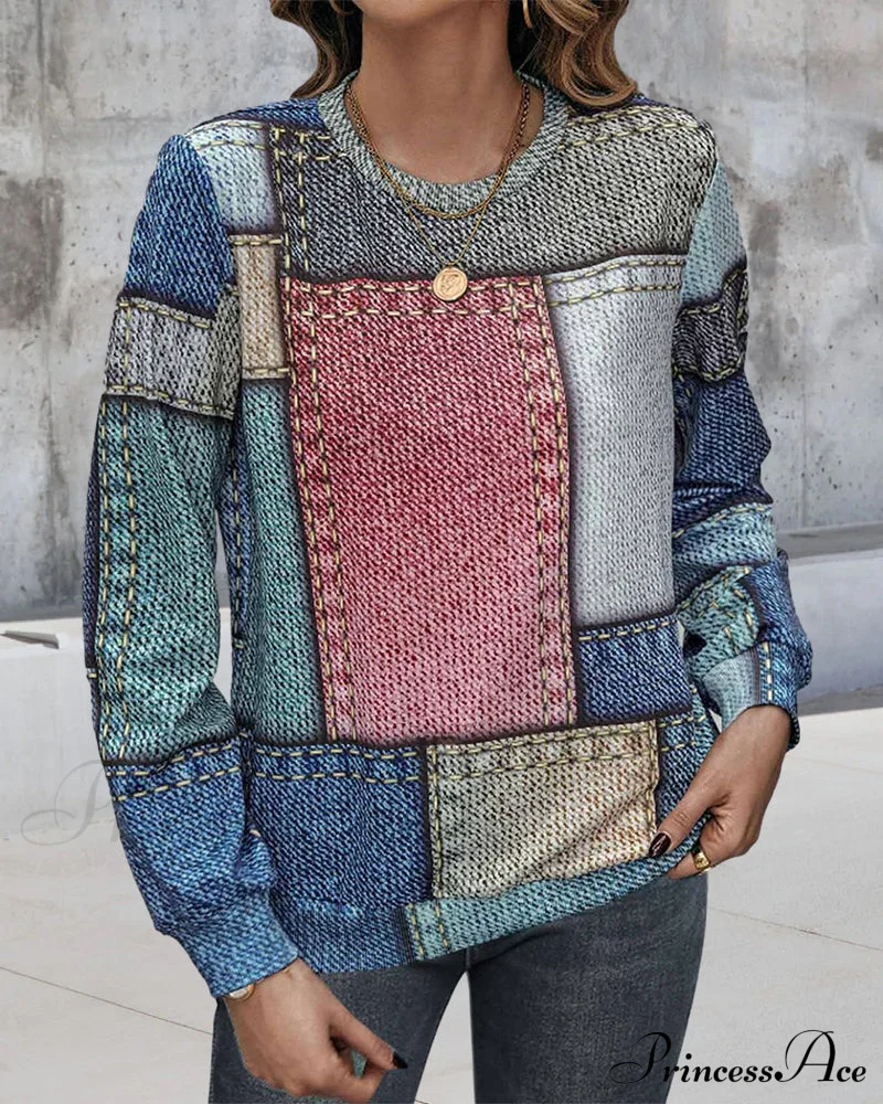 Color Block Sweatshirt - Image 3