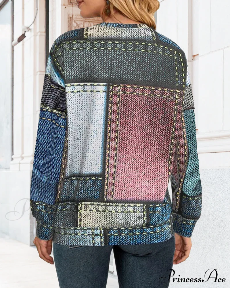 Color Block Sweatshirt - Image 5