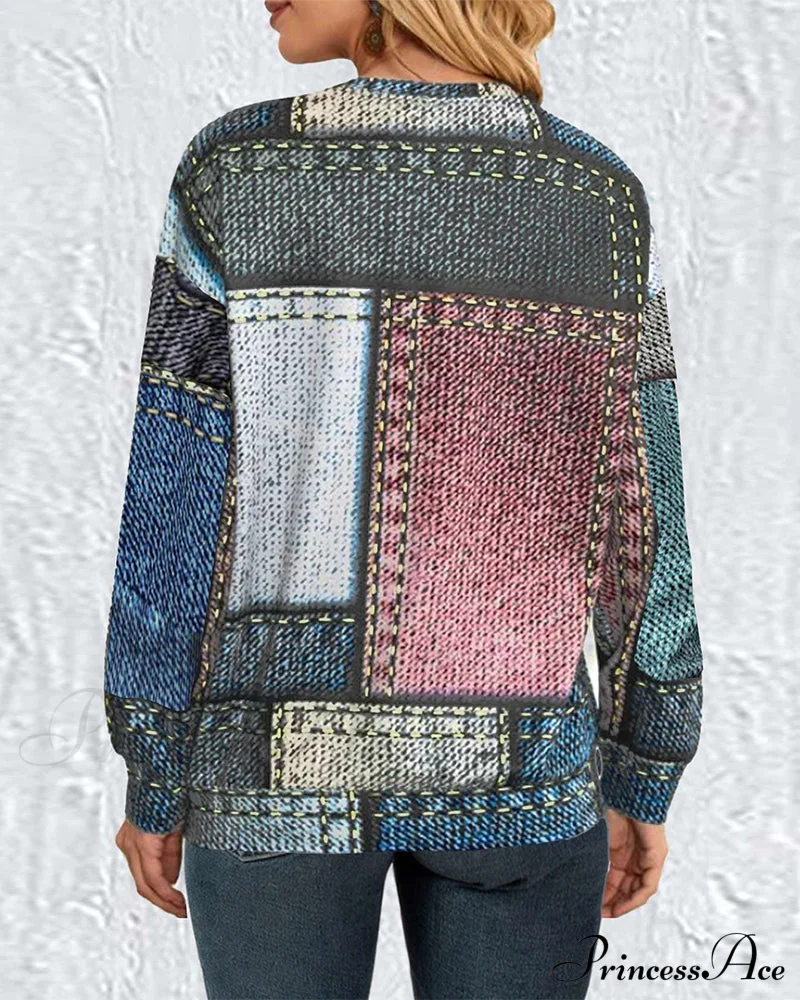 Color Block Sweatshirt - Image 6