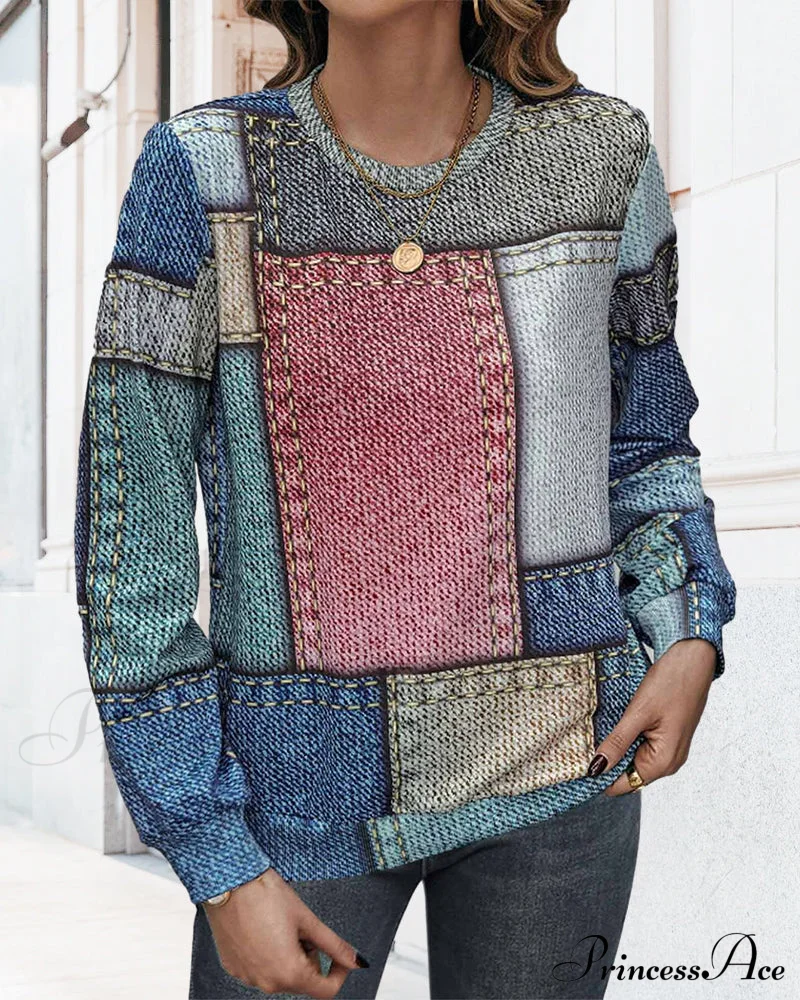 Color Block Sweatshirt - Image 7