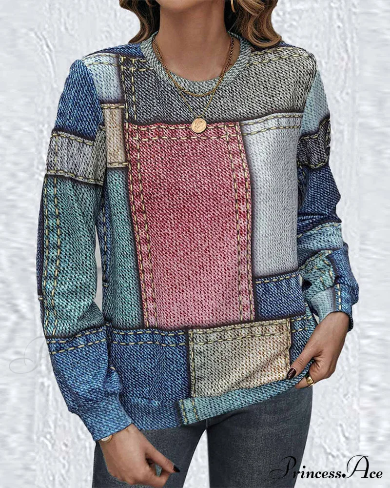 Color Block Sweatshirt - Image 8