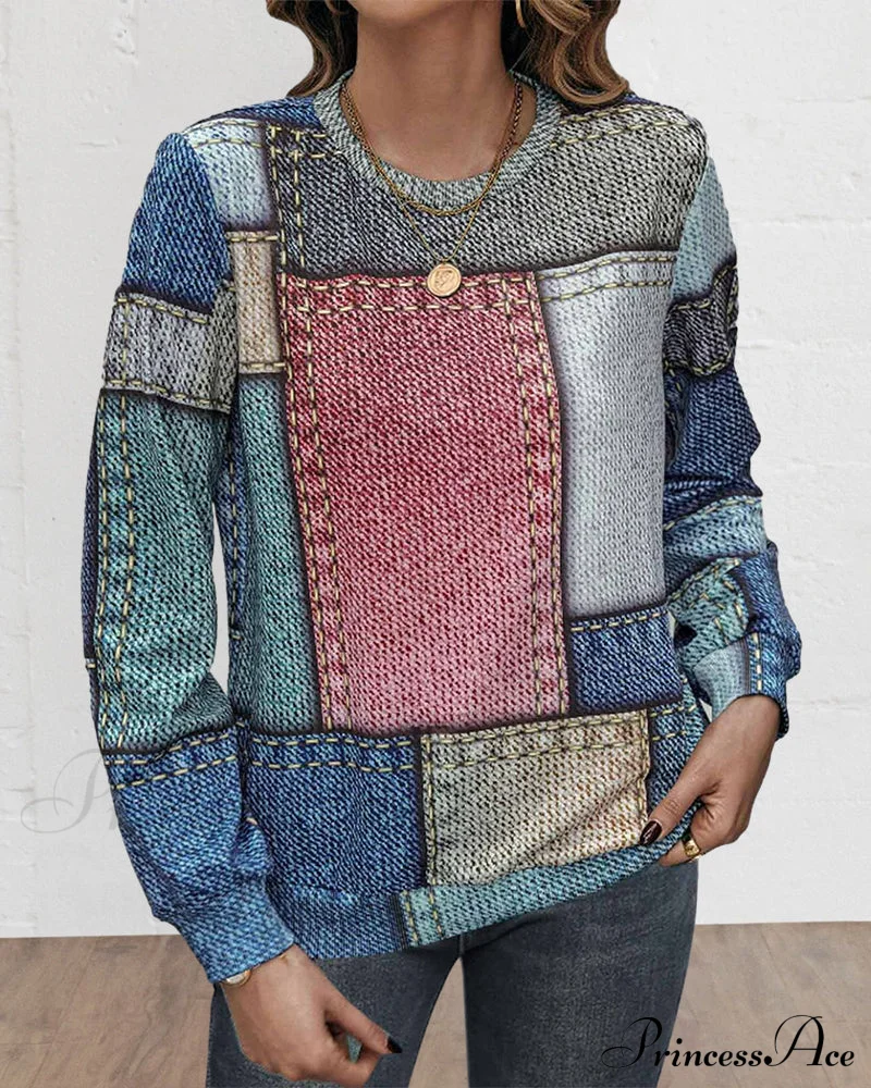 Color Block Sweatshirt - Image 9