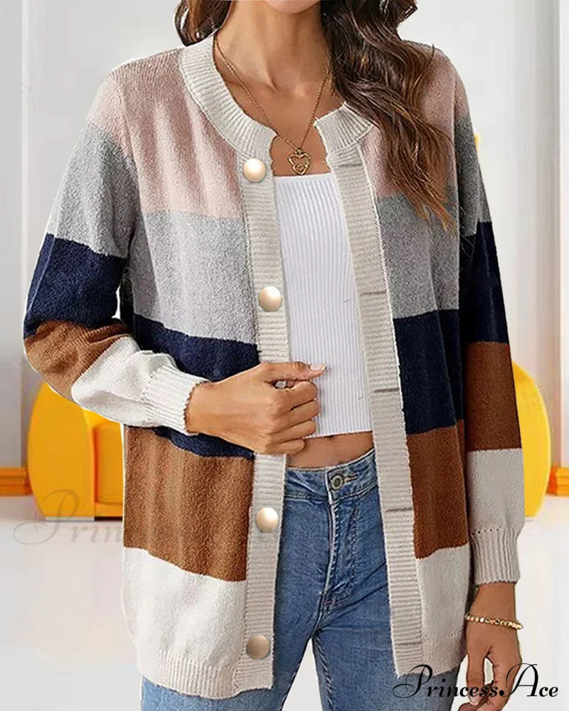 Colorblock for Cardigan Women - Image 3