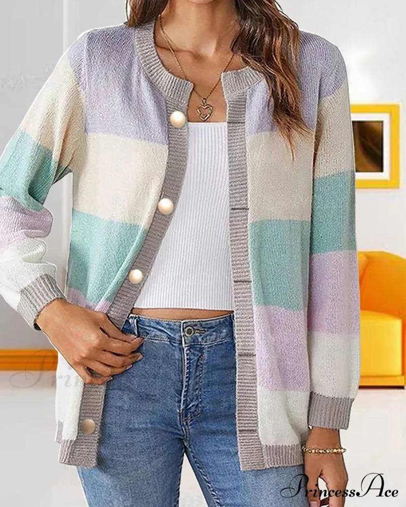 Colorblock for Cardigan Women - Image 5