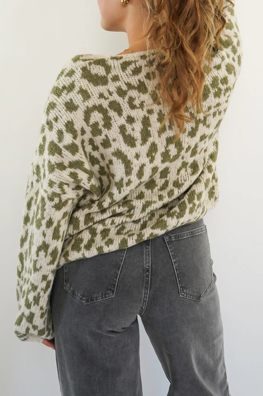 Colorblock Stripe Embroidered Cardigan - Image 5