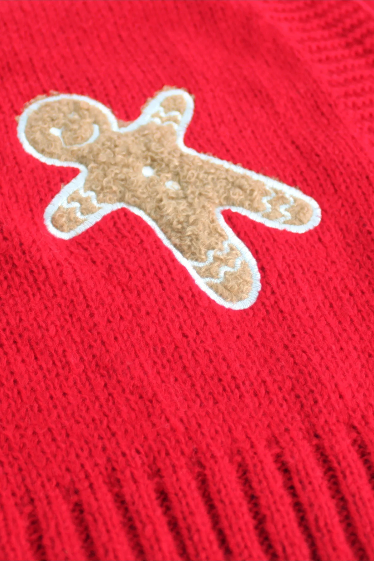 Cookie Character Cropped Knit Cardigan - Image 6