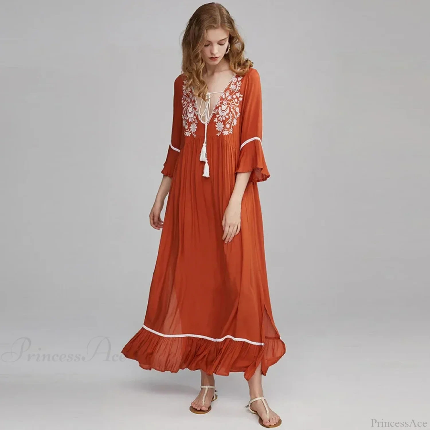 Cotton Rayon Boho Dress