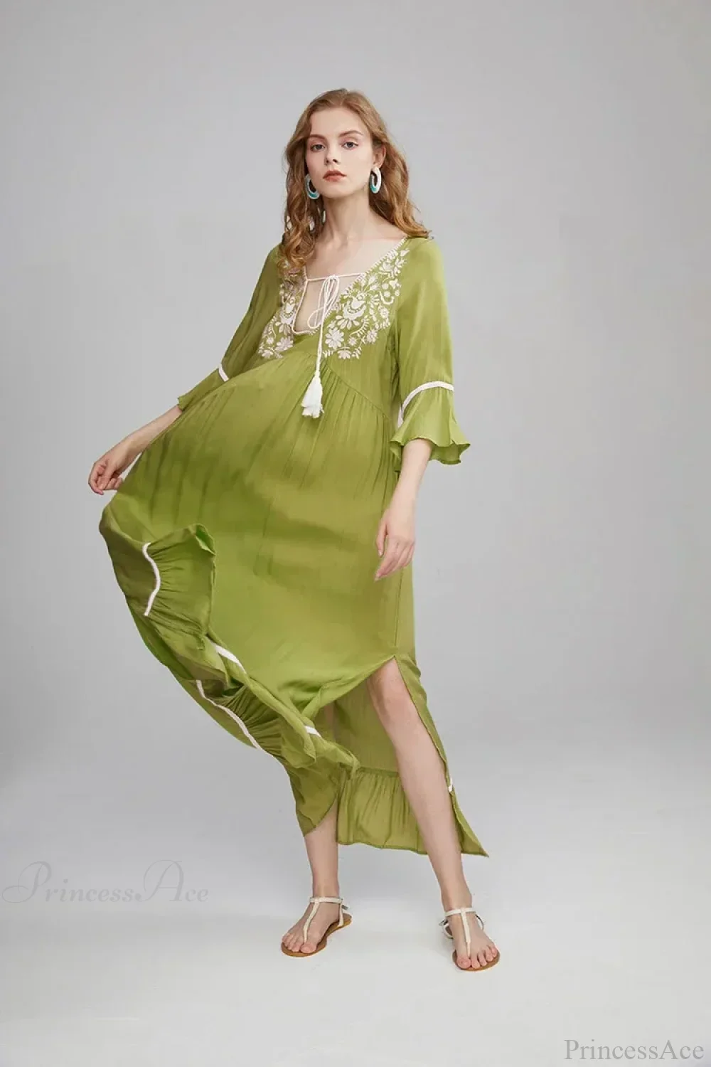 Cotton Rayon Boho Dress - Image 5
