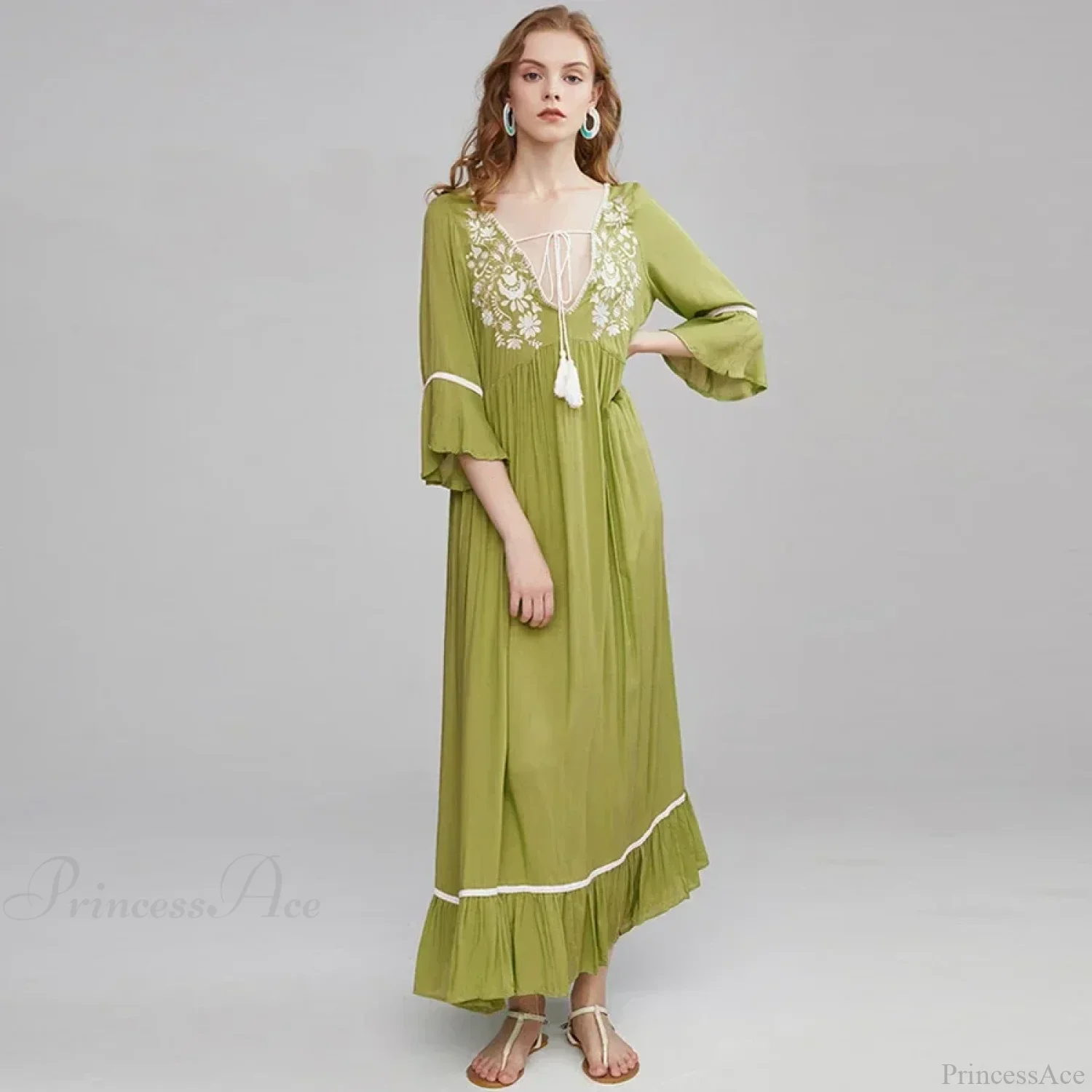 Cotton Rayon Boho Dress - Image 7