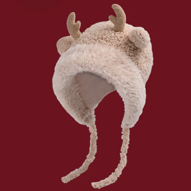 Cozy Plush Earflap Slouchy Hat - Image 2