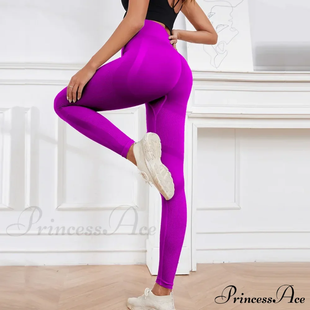 Elastic Hip Lifting Slim Gym Workout Legging - Image 7