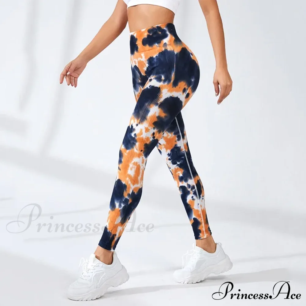 Seamless Knitting Elastic Gym Training Yoga Legging - Image 6