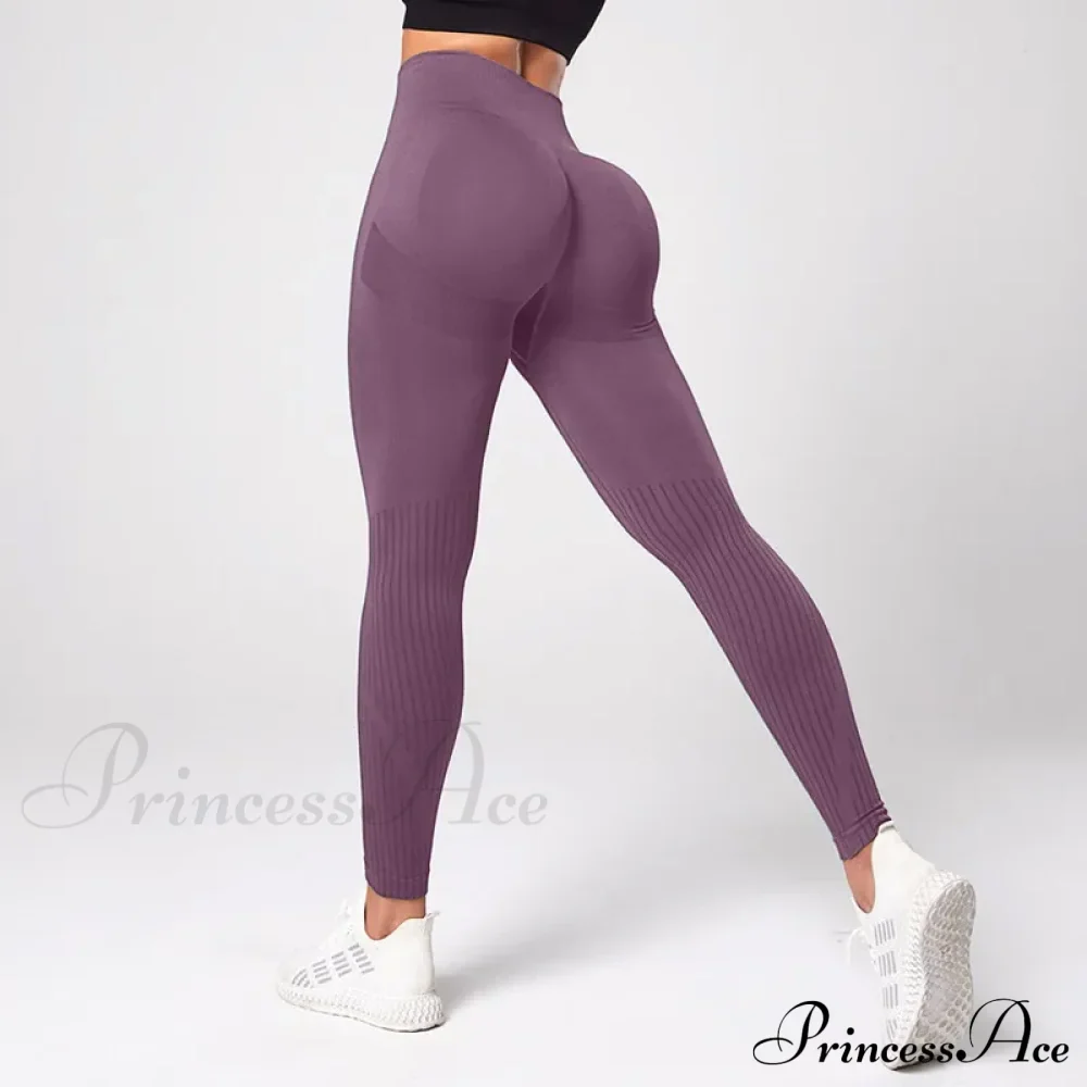 Seamless Knitted Yoga Gym Sport Legging - Image 2