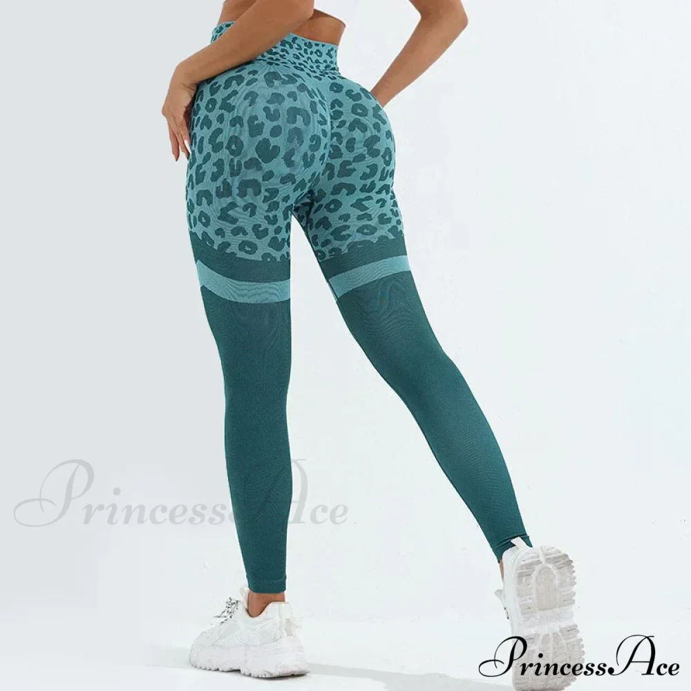 Leopard Seamless Yoga Butt Lifting Outdoor Legging - Image 6
